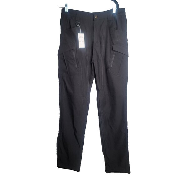 Flexcamo XXL 34 Black Tactical Pants Texwix Flex Cargo for Men Hiking Work - Picture 1 of 5
